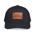 Leather Patch Mountain Baseball Cap
